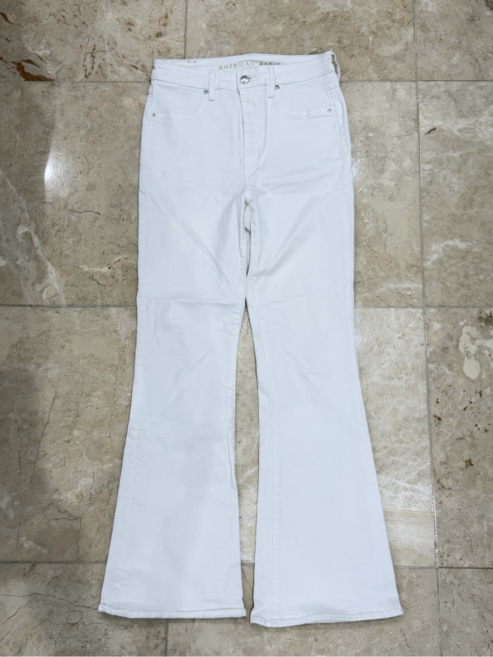 American Eagle Outfitters White Super Stretch Jeans